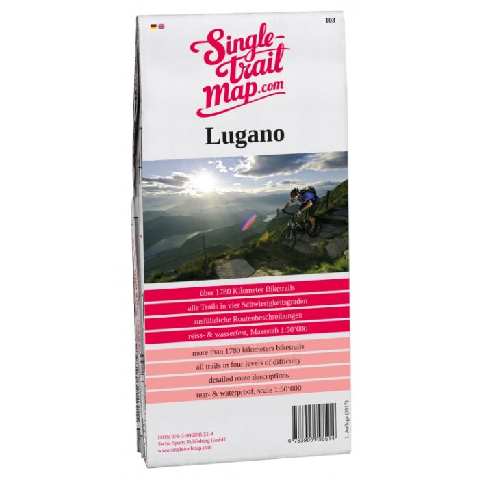 103 Lugano Singletrail Map