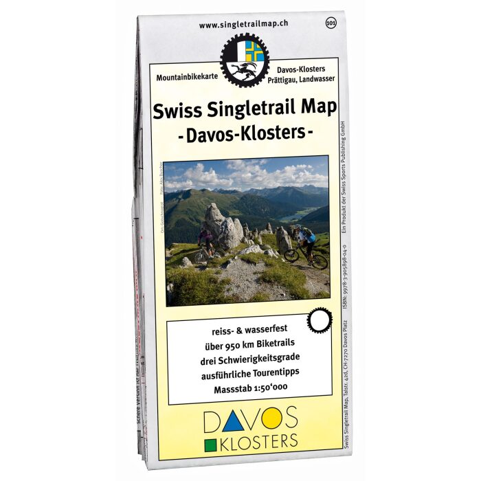 singletrail map 101 davos klosters