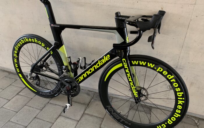 custom made cannondale black yellow